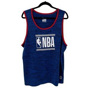 NBA Tank Top Jersey Blue Red White Men's Size XL